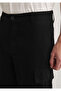 Black Cargo Pants 0010432-71379 - 6