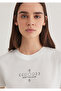 Astrology Printed Ecru T-Shirt Semi Slim Fit / Semi Slim Fit 1612947-70057 - 7