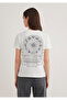 Astrology Printed Ecru T-Shirt Semi Slim Fit / Semi Slim Fit 1612947-70057 - 6