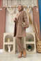 Button Detailed Short Jacket Trousers Set 8352 Mink - 2
