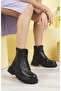 Genuine Leather Women's Casual Combat Boots DC2503 - 5