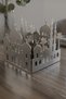 Ramadan Mosque Motif Square Metal Candle Holder - Ramadan Table Decoration