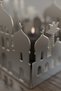 Ramadan Mosque Motif Square Metal Candle Holder - Ramadan Table Decoration - 4