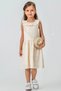 2-9 Years Old Girls' Summer Cotton A-Line Dress |   With Bolero and Bag |   Casual Stylish Model - 6