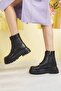 Genuine Leather Women's Casual Combat Boots DC2503 - 4