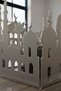 Ramadan Mosque Motif Square Metal Candle Holder - Ramadan Table Decoration - 6