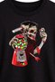Skull Gum Machine Printed Long Sleeve T-Shirt – Premium Cotton, Regular Fit, Streetwear Design - 3