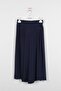 Girl's Wide Leg Navy Blue Trousers