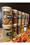 12-Piece Labeled Bamboo Vacuum Lid Glass 180ml Spice Jar Set Labeled Spice Jar Set - 4