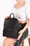 Women's Daily Stylish Backpack Ald.1025 Black Flotter - 3