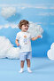 Embroidery Detailed T-Shirt - Gingham Shorts Baby Boy Double Set - 2