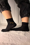 3 Pairs of Women's Stone Detailed Stitch-Free & Reinforced Booties Socks - 7