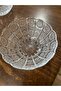 Hand Decorated 12 Piece Glass Crystal Snack Bowl, Sugar Bowl, Jam Bowl - Plate 14 cm Bowl Volume 190ml - 7