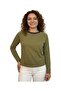 Women Long Sleeve Crewneck Regular Logo T-Shirt - 3