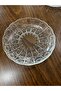 Hand Decorated 12 Piece Glass Crystal Snack Bowl, Sugar Bowl, Jam Bowl - Plate 14 cm Bowl Volume 190ml - 6