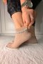 3 Pairs of Women's Stone Detailed Stitch-Free & Reinforced Booties Socks - 4