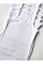 Girl's 100% Cotton White Jacquard Rope Strap Tank Top/Fanilla Set of 5 - 6