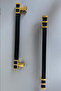 Metal Furniture Handle U Cabinet Handle U 160 mm with Ring Black a Gold - 4