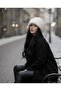 Beige Plush Beret - 5