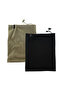 Anti-Wind Fleece Neck Collar Beanie 2-Pack Green Black
