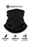 Anti-Wind Fleece Neck Collar Beanie 2-Pack Green Black - 3