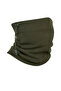 Anti-Wind Fleece Neck Collar Beanie 2-Pack Green Black - 2