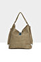 Mink Women's Soft Textured Double Pocket Flap Strap and Back Casual Bag M000008705 - 3