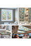 Glass Stained Glass Foil, Self Adhesive, Patterned Frosted Glass Foil 61X100 cm - 2