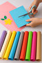 60 Pieces (6 Rolls) 50X70 cm Background Cardboard 10 Colors - 6