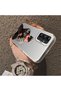 Samsung Galaxy A14 Compatible Trend Men's Patterned Silicone Edge Hard Back Shockproof Case - 3