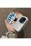 iPhone 13 Compatible Silicone Edge Hard Back Phone Case with Star Football Player Pattern - 3