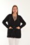 Steel Knitted Knitwear Buttoned Mother's Jacket 2405