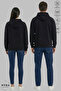 Dear Couple Combination Bubu Dudu Printed Hoodie Hooded Fleece-Lined Oversized Cotton Sweatshirt 2-Piece Set - 2