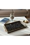 31X40 cm Extra Large Modern Decorative Tea Coffee Breakfast and Presentation Tray! Glass Floor - 3