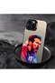 iPhone 7/8/Se 2020 2022 Compatible Silicone Edge Hard Back Phone Case Star Football Player Patterned - 6
