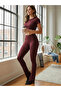 Women's Black High Waist Shaping / Sculpting Flared Pants Leggings - 2
