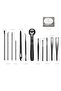 36 Pieces Professional Multifunctional Stainless Carbon Steel Nail Clippers Manicure Pedicure Set - 2