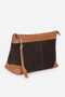 Nila Genuine Leather Clutch Bag Brown/Tan - 2