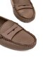 Women's Mink Genuine Leather Flexible Sole Loafer Shoes - 6