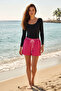 Women's Pool Sea Shorts Swimsuit 1160 Pink - 4
