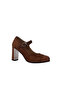 26278S Genuine Suede Leather Heeled Women's Shoes - 2