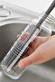 Long Handle Silicone Cup Jar Baby Bottle Thermos Flask Water Bottle Washing Cleaning Brush - 2