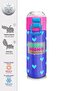 Kids Lavender Pink Heart Patterned Straw and Direct Drinking Steel Thermos 500 ml 31922