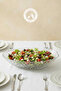 Selen Concept İnci Model Handmade Glass Gondola Salad Bowl Fruit Bowl and Serving Dish