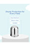 Stainless Steel Baby Feeding Bottle 250 ml Includes 3 Extra Soft Silicone Nipples - 4