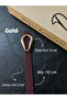 Kindle Patterned Faux Leather Women's Gold Buckle Jacket Belt Dress Pants Belt - 4