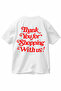Comfortable Fit T-Shirt Oversized Unisex Thank You Printed 100% Cotton