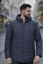 Self-Hooded with Quilted Fleece Inside and Inner Pockets