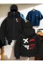 Snow Masked Ninja Unisex Sweatshirt Cardigan 2Strands Thick Fleece