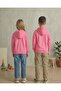 Unisex Kids Pink Zippered Hooded Sweatshirt - the Most Comfortable Basic Cardigan for School and Daily Use - 4